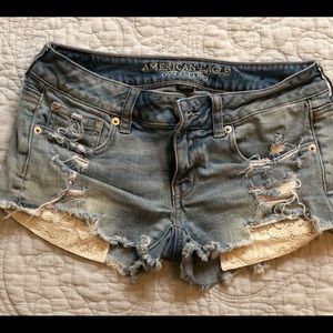 American Eagle super low rise size 2